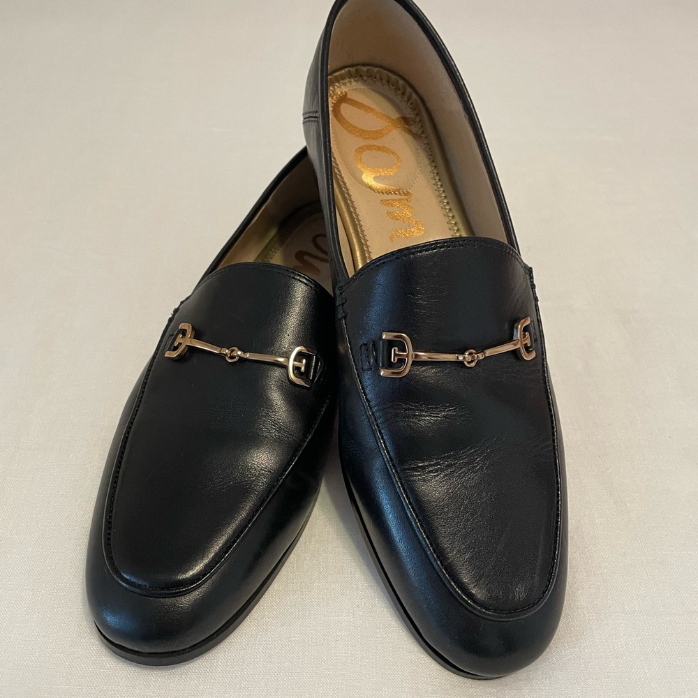 Sam Edelman Black Leather Loafers